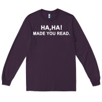Plum april fools day for teacher ha ha made you read premium Long Sleeve Tee - linhVisuals