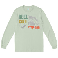 Matcha mens reel cool step dad fishing funny fathers day Long Sleeve Tee - linhVisuals