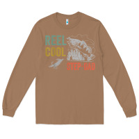 Toasted Coconut mens reel cool step dad fishing funny fathers day Long Sleeve Tee - linhVisuals