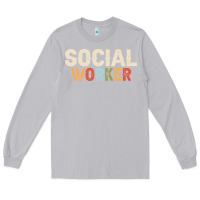 Moon Dust Social Worker Job Occupation Funny Birthday Long Sleeve Tee - linhVisuals