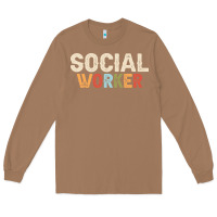 Toasted Coconut Social Worker Job Occupation Funny Birthday Long Sleeve Tee - linhVisuals