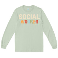 Matcha Social Worker Job Occupation Funny Birthday Long Sleeve Tee - linhVisuals