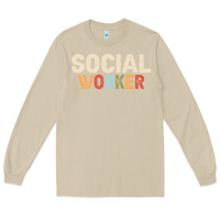 Mushroom Social Worker Job Occupation Funny Birthday Long Sleeve Tee - linhVisuals