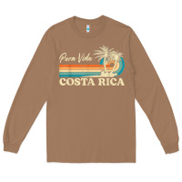 Toasted Coconut costa rica retro beach vacation costa rica souvenir beach t shirt Long Sleeve Tee - linhVisuals