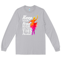 Moon Dust ballet dancer keep head high toes pointed ballerina teacher Long Sleeve Tee - linhVisuals