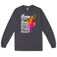 Smoke ballet dancer keep head high toes pointed ballerina teacher Long Sleeve Tee - linhVisuals
