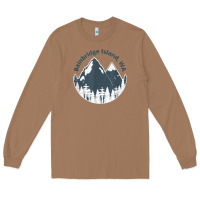 Toasted Coconut bainbridge island wa mountains hiking climbing camping Long Sleeve Tee - linhVisuals