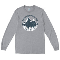 Heather Grey bainbridge island wa mountains hiking climbing camping Long Sleeve Tee - linhVisuals