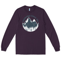 Plum bainbridge island wa mountains hiking climbing camping Long Sleeve Tee - linhVisuals