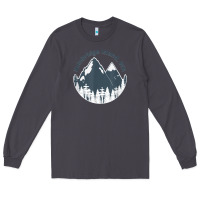 Smoke bainbridge island wa mountains hiking climbing camping Long Sleeve Tee - linhVisuals