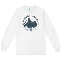 White bainbridge island wa mountains hiking climbing camping Long Sleeve Tee - linhVisuals