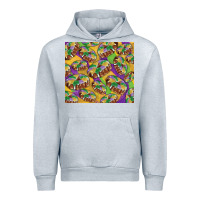 Heather Grey mardi gras king cake Urban Hoodie - RanaPortraitStore