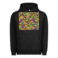 Pigment Black mardi gras king cake Urban Hoodie - RanaPortraitStore