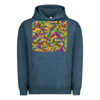 Pigment Midnight Navy mardi gras king cake Urban Hoodie - RanaPortraitStore