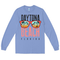Colony Blue daytona beach shirt florida summer vacation surfing daytona sweatshirt Long Sleeve Tee - linhVisuals