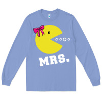 Colony Blue Mrs Pacman Long Sleeve Tee - linhVisuals