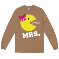 Toasted Coconut Mrs Pacman Long Sleeve Tee - linhVisuals