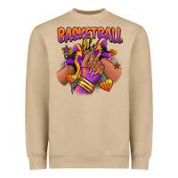 Mushroom Basketball life afro girl sneakers Heavyweight Sweatshirt - RanaPortraitStore