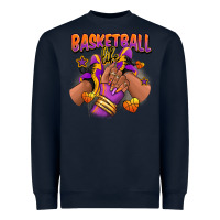 Navy Basketball life afro girl sneakers Heavyweight Sweatshirt - RanaPortraitStore