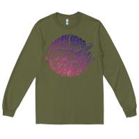 Army Green dirty heads Long Sleeve Tee - linhVisuals