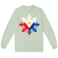 Matcha philippine flag hoodie pinoy flag filipino shirt pinoy sun Long Sleeve Tee - linhVisuals