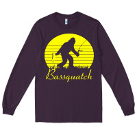 Plum bassquatch bigfoot Long Sleeve Tee - linhVisuals