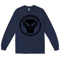 Navy metalheadz Long Sleeve Tee - linhVisuals