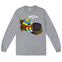 Heather Grey the king of the sports Long Sleeve Tee - linhVisuals