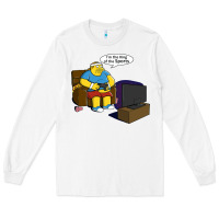 White the king of the sports Long Sleeve Tee - linhVisuals
