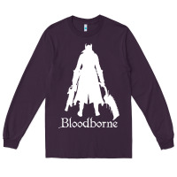 Plum bloodborne zipped Long Sleeve Tee - linhVisuals