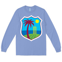 Colony Blue west indies cricket Long Sleeve Tee - linhVisuals