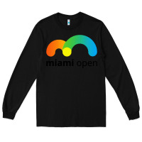 Black miami open Long Sleeve Tee - linhVisuals