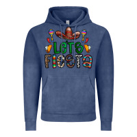 Vintage Denim fiesta Vintage Hoodie - CowhideDigitalArt