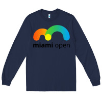 Navy miami open Long Sleeve Tee - linhVisuals