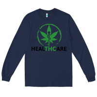 Navy healthcare thc marijuana cannabis medical Long Sleeve Tee - linhVisuals