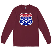 Burgundy california usa highway 395 hiking fishing climbing adventure premium Long Sleeve Tee - linhVisuals
