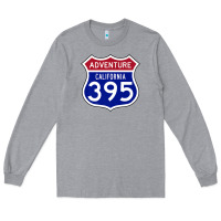 Heather Grey california usa highway 395 hiking fishing climbing adventure premium Long Sleeve Tee - linhVisuals