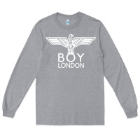 Heather Grey boy london Long Sleeve Tee - linhVisuals