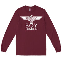 Burgundy boy london Long Sleeve Tee - linhVisuals