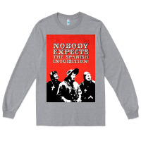 Heather Grey nobody expects the spanish inquisition Long Sleeve Tee - linhVisuals