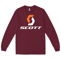 Burgundy scott company bike Long Sleeve Tee - linhVisuals