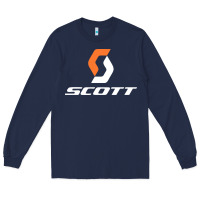 Navy scott company bike Long Sleeve Tee - linhVisuals