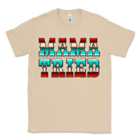 Mushroom Mama Tried Serape Classic Tee - CowCowDesign