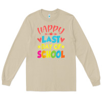 Mushroom happy last day of school teacher boys girls school last day Long Sleeve Tee - linhVisuals