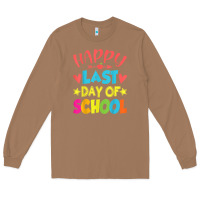 Toasted Coconut happy last day of school teacher boys girls school last day Long Sleeve Tee - linhVisuals