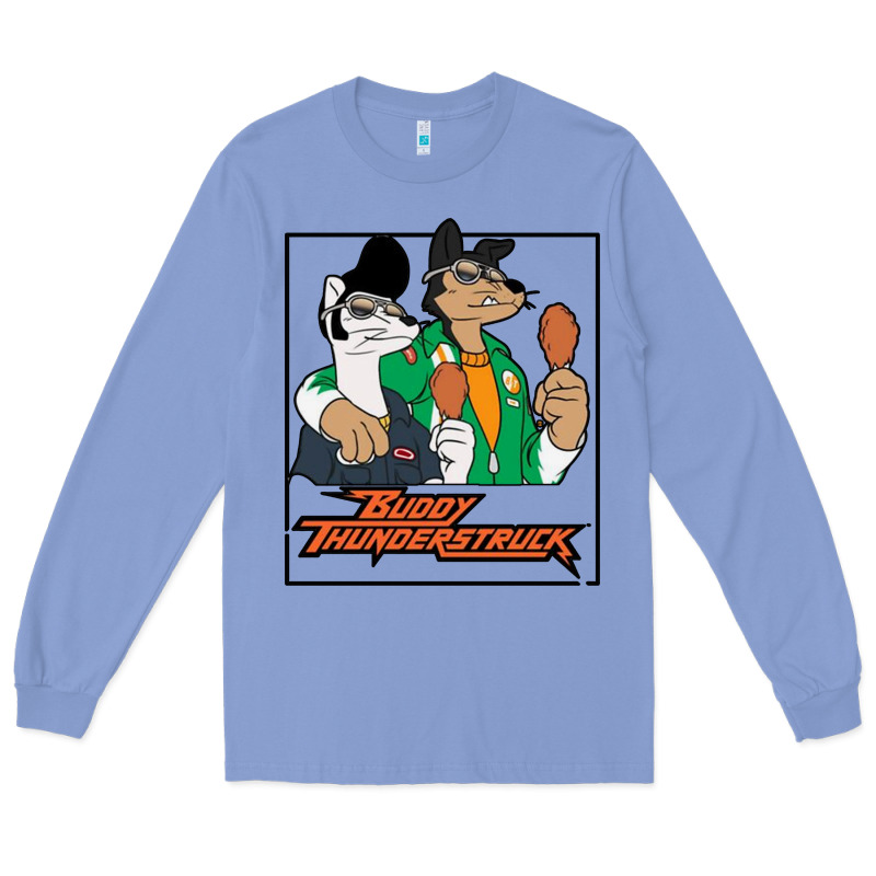 Buddy Thunderstruck Friend Long Sleeve Tee by linhVisuals | Teevron