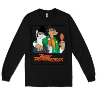 Black buddy thunderstruck friend Long Sleeve Tee - linhVisuals