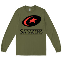 Army Green saracens Long Sleeve Tee - linhVisuals