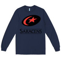 Navy saracens Long Sleeve Tee - linhVisuals