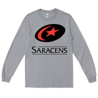 Heather Grey saracens Long Sleeve Tee - linhVisuals
